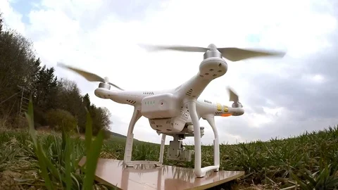 Drone flight over wheat field. Stock Footage 73729583