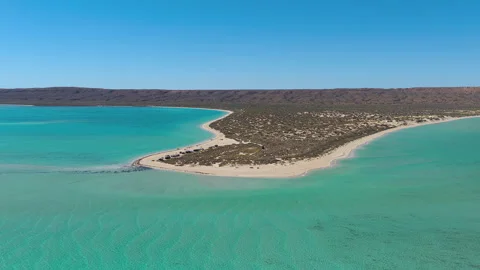 Drone Flight Over Winderabandi Point, Western Australia Stock Footage 340598224