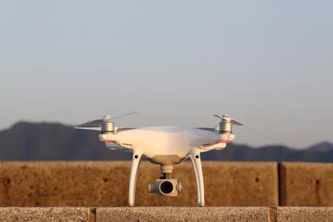 Drone before the flight Stock Photos