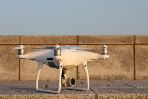 Drone before the flight Stock Photos