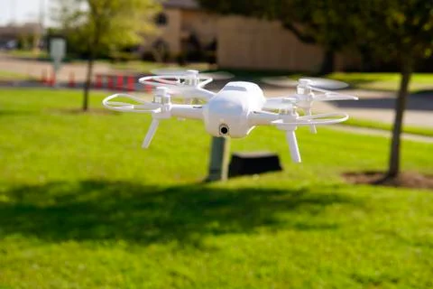 Drone in flight Stock Photos