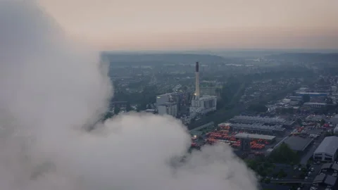 Drone flight power plant Video stock 230906340