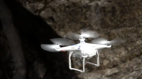 Drone in flight slow motion Stock Footage 87437381