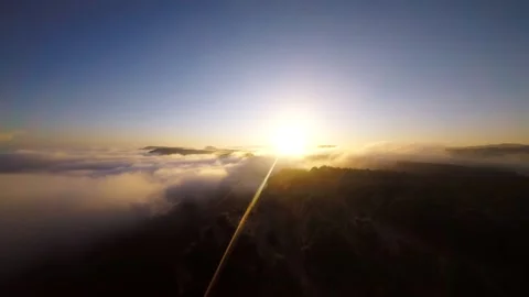 Drone flight through the landscapes of La mussara mountain  of Catalonia, Spain. Stock-Footage 159974671