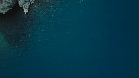 Drone flight under the sea, Turkey Stock Footage 93140726