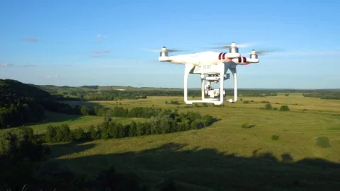 Drone fly above hills close up. Stock Footage 78028995