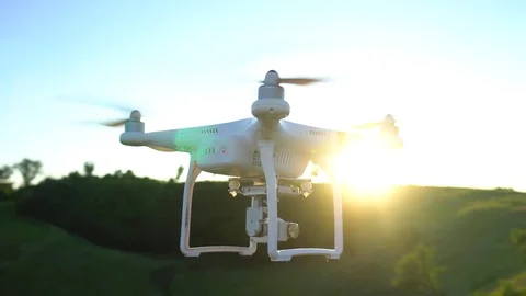 Drone fly above hills close up. Stock Footage 78029279