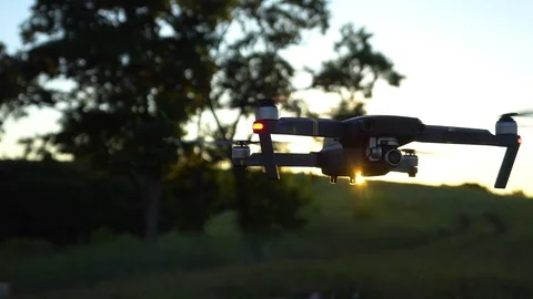 Drone fly above hills close up. Stock Footage 78029573