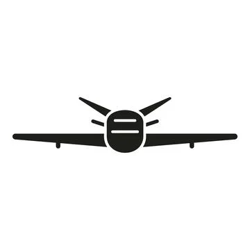 Drone fly airplane icon simple vector. Computer aerial Stock Illustration