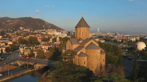 Drone fly over city Video stock 172549475