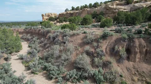 Drone Fly Over of Desert Floor Video stock 247203554