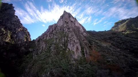 Drone fly over the mountains view in Gran Canaria Island Spain Stock-Footage 130912941