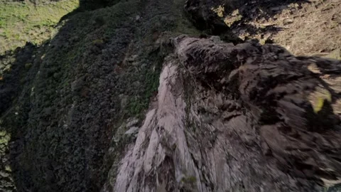 Drone fly over the mountains view in Gran Canaria Island Spain Video stock 130912947