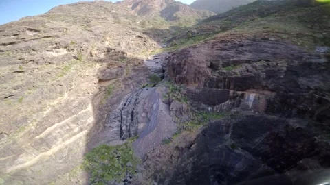 Drone fly over the mountains view in Gran Canaria Island Spain Stock-Footage 130913190