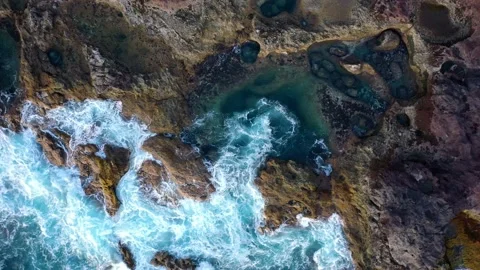 Drone fly over the mountains view in Gran Canaria Island Spain Video stock 130913987