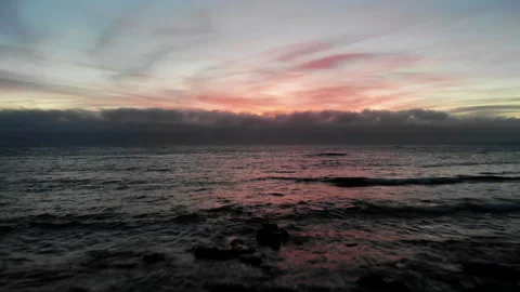 Drone fly over the sea 動画素材 147853961