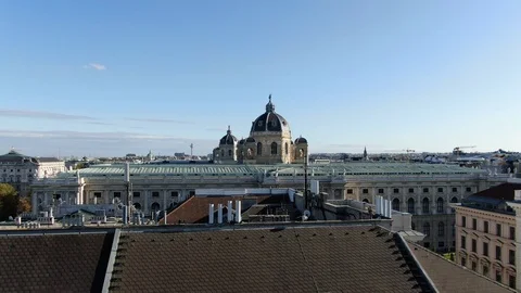 Drone fly in Vienna Stock Footage 124580283