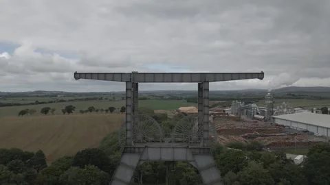 Drone Flyaway from Barony A Frame Headgear Stock Footage 339179817