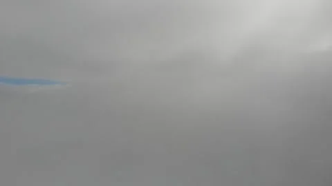 Drone Flying Above Scattered Clouds with Cinematic Sky Stock Footage 331661786