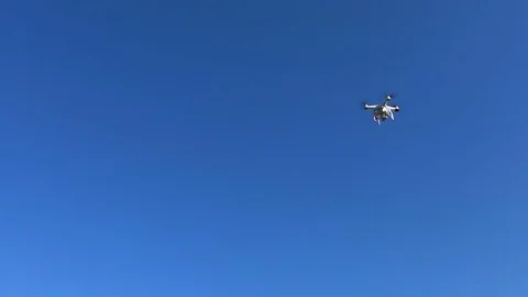 Drone flying away Stock Footage 79520334