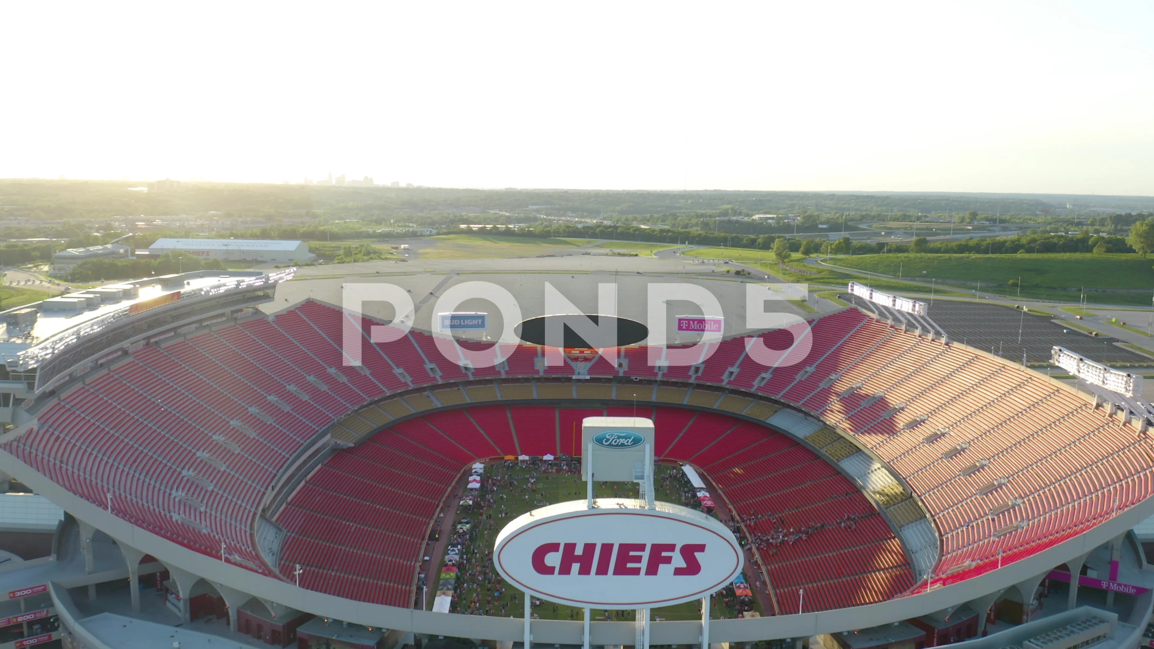 Arrowhead Stadium - Kansas City Drone Footage 