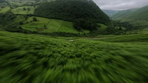 Drone flying down the clouds Stock-Footage 312700682