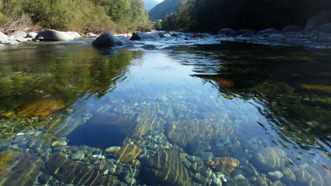 Drone Flying down the river Vidéo 237162890