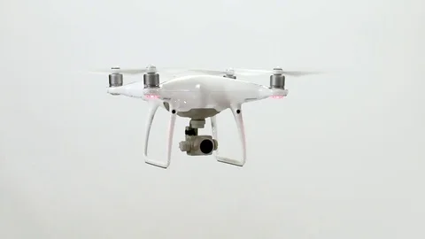 Drone Flying Horizontally Looking Left and Right Stock Footage 78080487