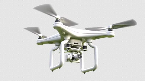 Drone flying loop in the air. Vidéo 250586641