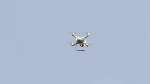 Drone flying at low height while shooting a static subject Stock Footage 95754572