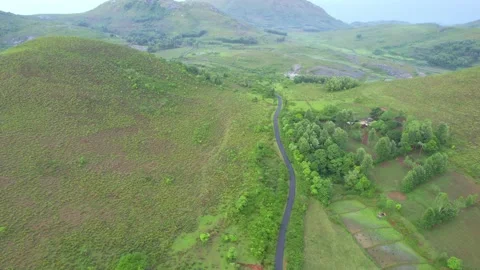 Drone flying on the mountain Video stock 233342112