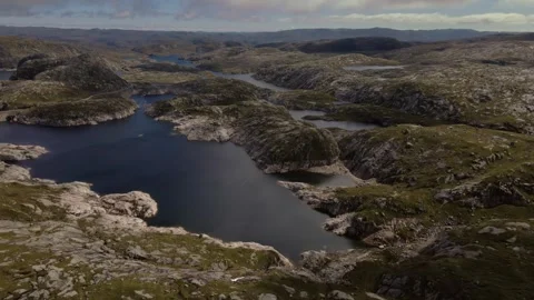 Drone flying in Norway Stock Footage 245294781