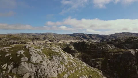 Drone flying in Norway Stock Footage 245360007