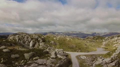 Drone flying in Norway Stock Footage 245360116