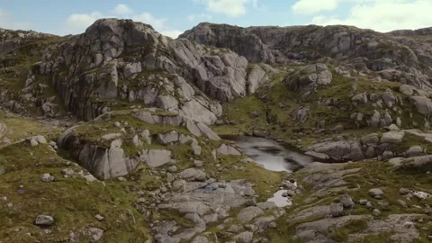 Drone flying in Norway Stock Footage 245360517