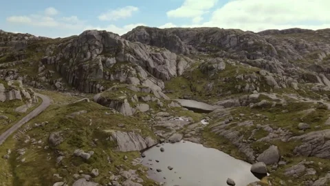 Drone flying in Norway Stock Footage 245360528