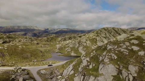 Drone flying in Norway Stock Footage 245367129