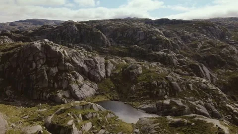 Drone flying in Norway Stock Footage 245367287