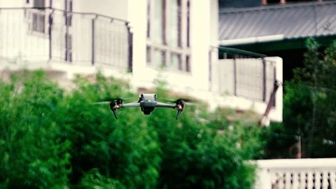 Drone Flying in Open Sky Stock Footage 316891272