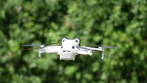 Drone flying out of focus Stock Footage 279661812