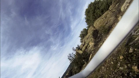 Drone flying over the field crashes Stock Footage 116343321
