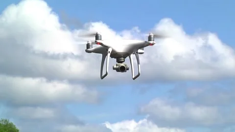 Drone flying over a field of young sugar beet Stock Footage 154694529