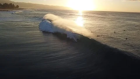 Drone flying over Hawaii Stock Footage 100997693
