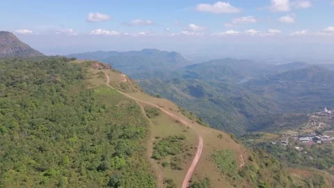 Drone flying over the mountain 스톡 동영상 230238819