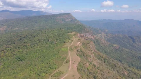 Drone flying over the mountain 스톡 동영상 230238833