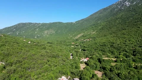 Drone Flying Over Trnova Mountains and Forest – 4K Aerial Nature Footage Stock Footage 313900460