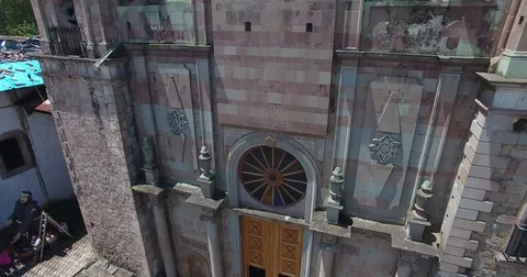 Drone flying over Valle de Bravo ascent Top Mexico State  Vidéo 78234425