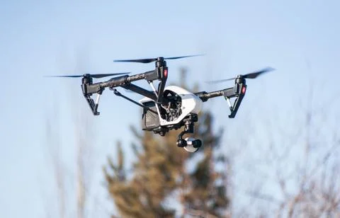 Drone flying Stock Photos