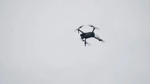 Drone flying in the sky. 写真素材