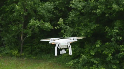 Drone flying in slow motion Stock Footage 63982858